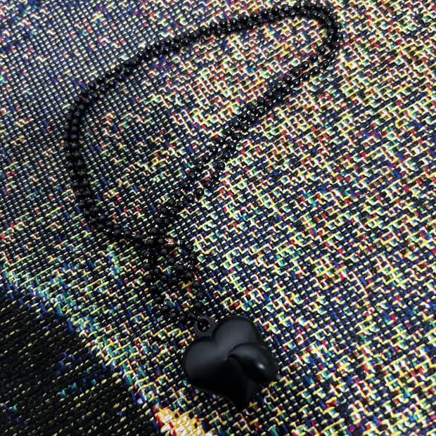 넘버나인 하트 렌즈 목걸이