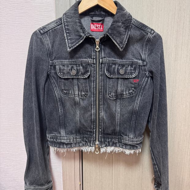 디젤 여성 흑청자켓