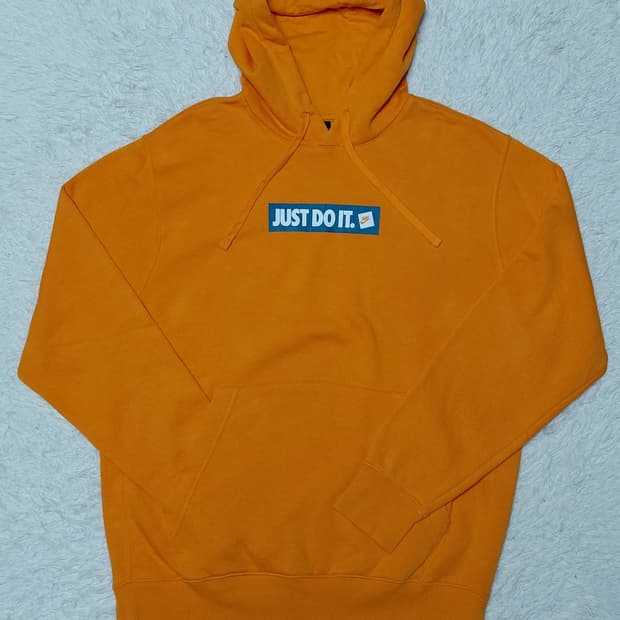 나이키 JUST DO IT 오렌지 후드티 L - 최종가격