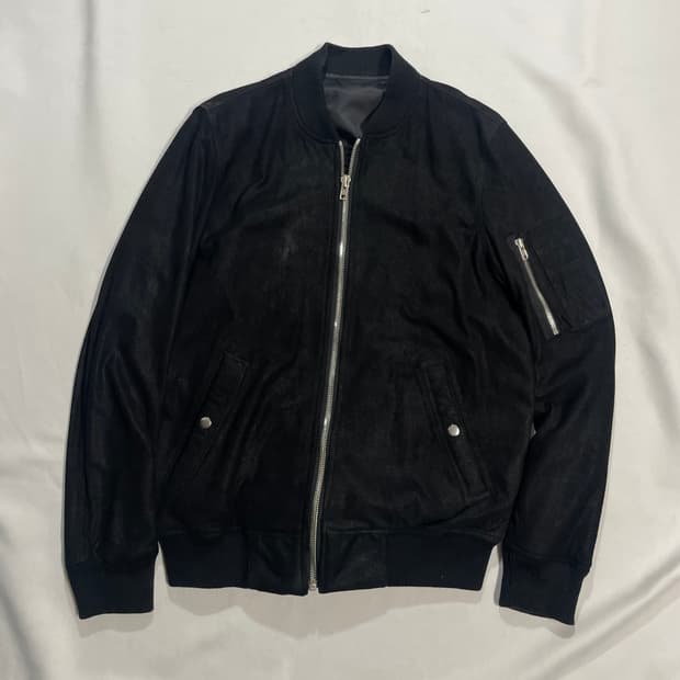 릭오웬스맛 스웨이드 마원 봄버 