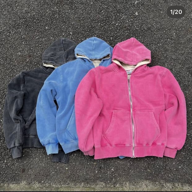 소버 굿즈 후드집업