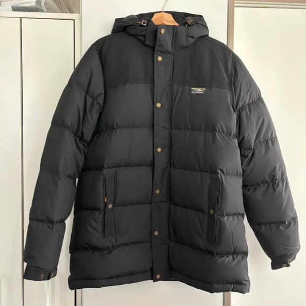 엘엘빈 마운틴 클래식 다운패딩 블랙 Xl 새상품