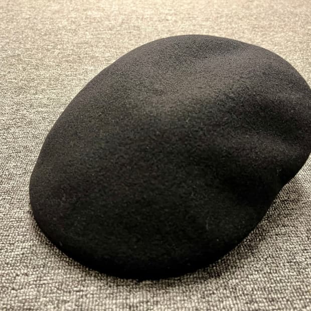 캉공 울 헌팅캡 504 블랙 새제품 