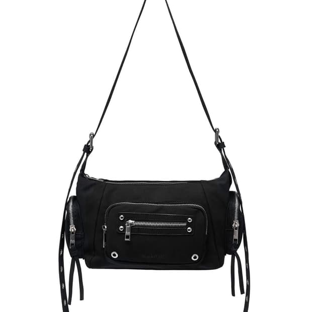 블랙퍼플 마르코 백 매트블랙