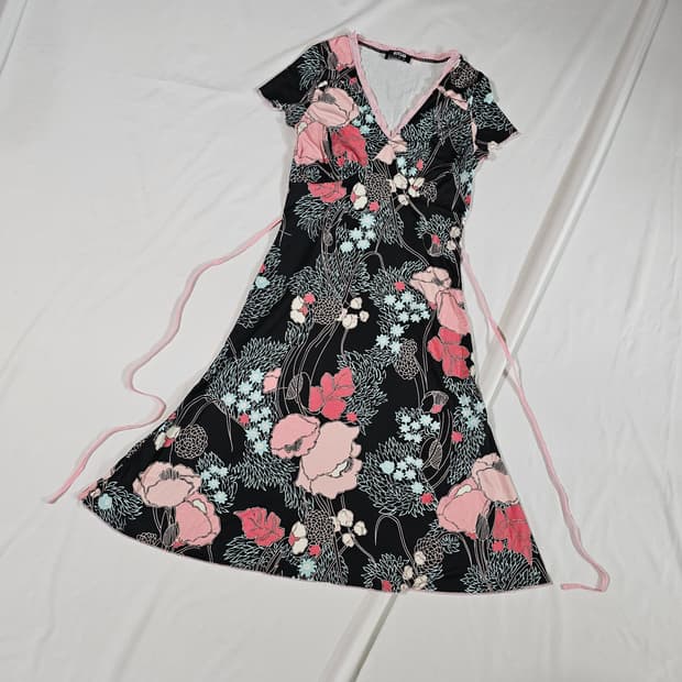 Morgan de Toi빈티지 플로럴 원피스 레트로 y2k 90s 00s