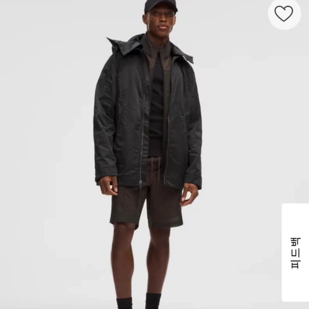 룰루레몬 SLNSH 리미티드 에디션 후드 재킷 블랙 M