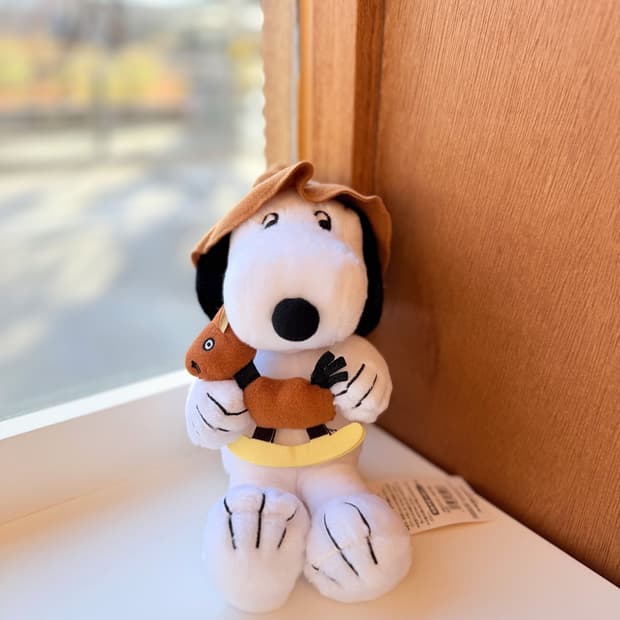 일본 피넛츠 말의 해 스누피  snoopy 큰 봉제인형