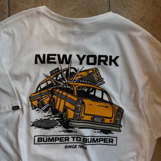 [L] VANS NEW YORK T-shirt (ONLY)
