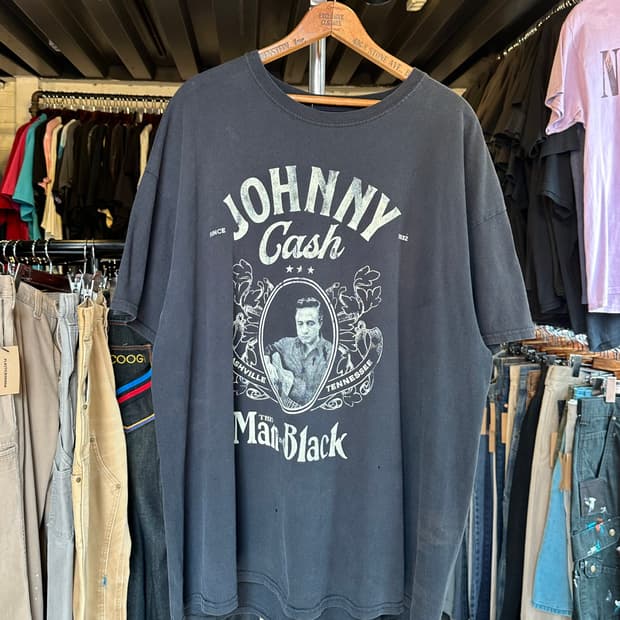 조니 캐쉬 Johnny Cash 프린팅 티셔츠