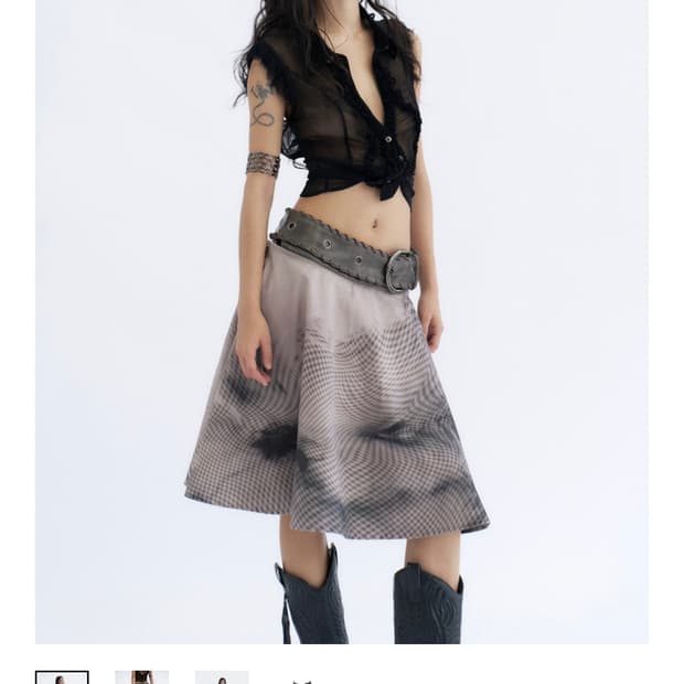 Flowers bird market 투웨이 스커트 반바지 플라워버드마켓