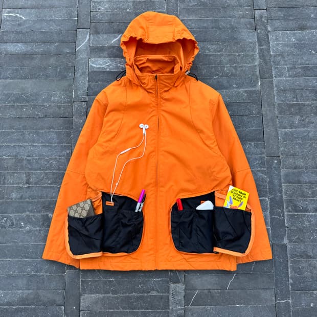 00s 나이키 오렌지 테크니컬 자켓