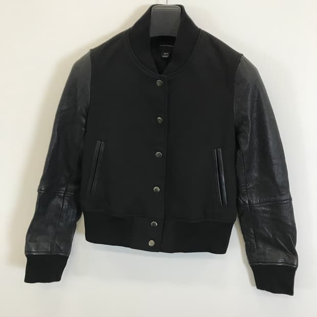 클럽모나코 양가죽 바시티자켓 [여성XS]