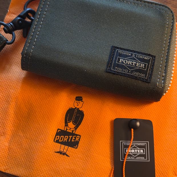 요시다포터 플라잉 에이스 멀티월렛 올리브