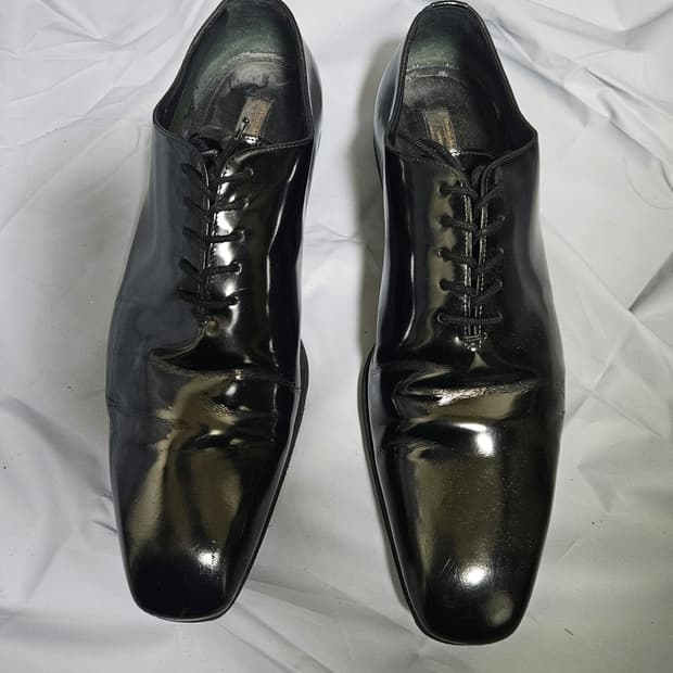 에르메네질도 제냐 꾸튀르 컬렉션 페이턴트 옥스포드