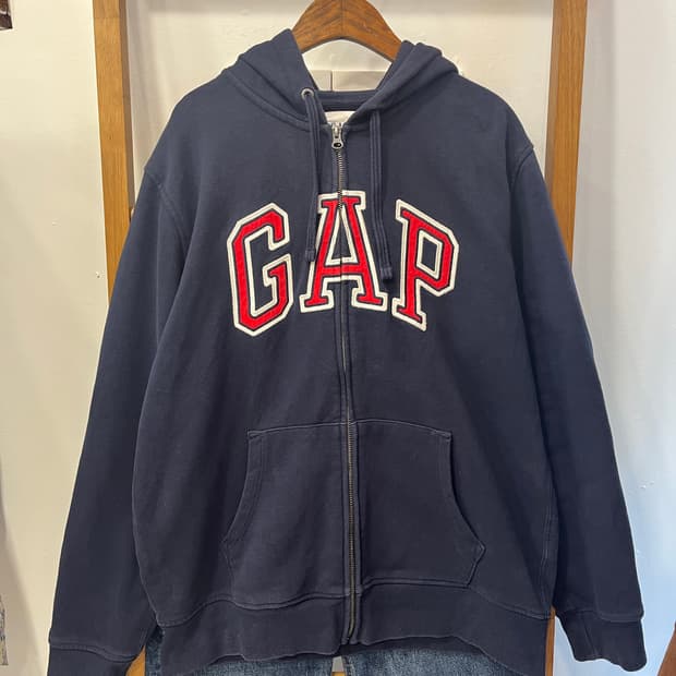 갭 GAP 네이비 후드집업