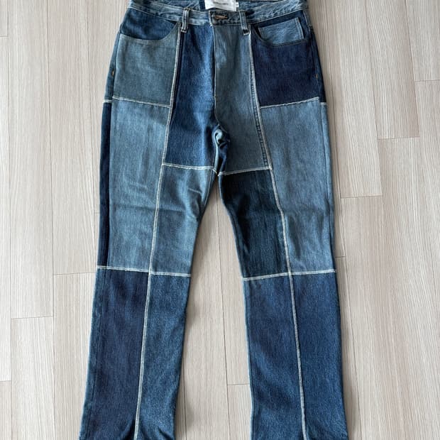 존메종스미스 패치워크 진 34사이즈