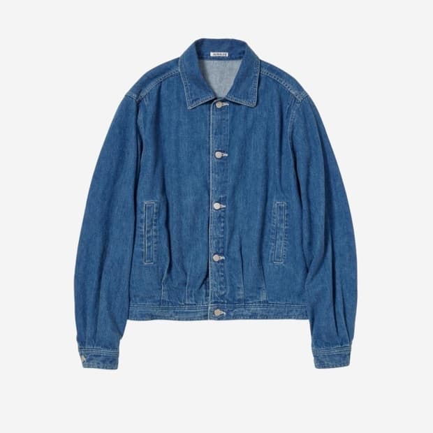 AURALEE 오라리 셀비지 데님 블루종 인디고 4