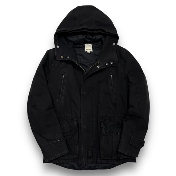 디젤 얼티밋 더블 락시크 패디드 후디 집업 자켓 