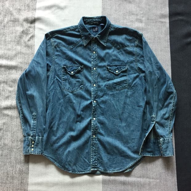 old gap 올드 갭 웨스턴셔츠