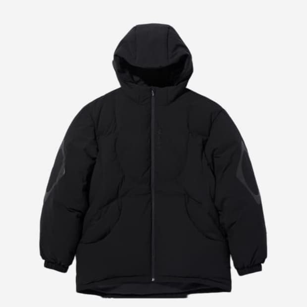 미스치프 롬버스 후디드 다운 자켓 패딩