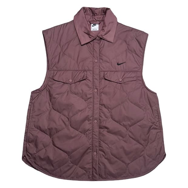 NIKE 에센셜 퀄팅 조끼 핑크 L