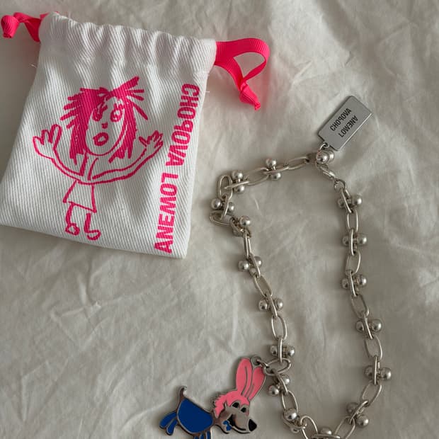 Chopova Lowena 강아지 펜던트 목걸이