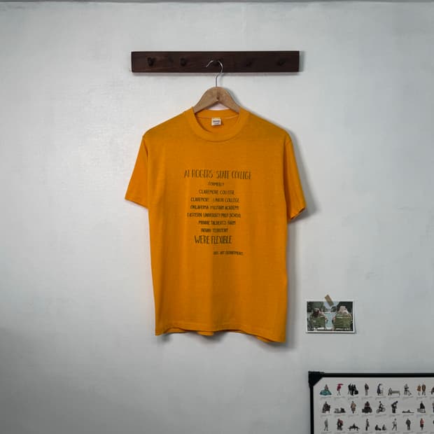 80s Ai Rogers State College 티셔츠/T193