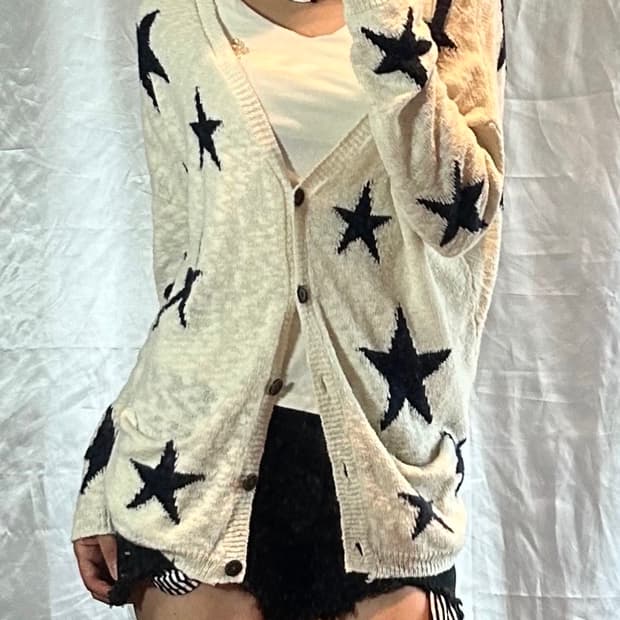 star y2k cardigan