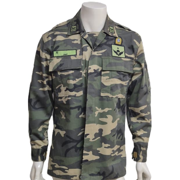 육군 구형 중사 사제 독사복 전투복 상의 자켓 (L)