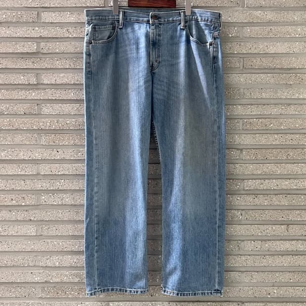 [36]리바이스 569 와이드핏 빈티지 워싱 데님 팬츠