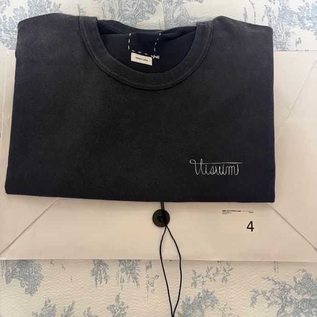 [4] 비즈빔 visvim 26aw jumbo tee 크래쉬 블랙