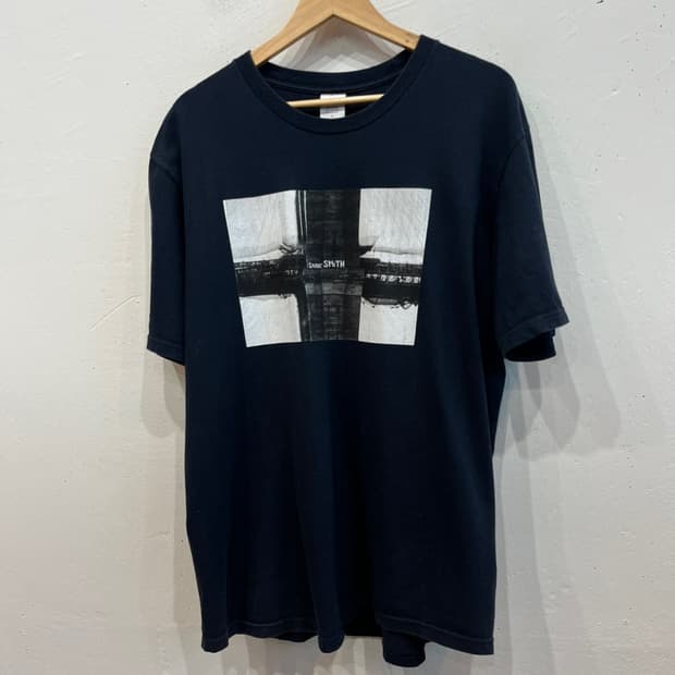 슈프림 19AW 브릿지 반팔 티셔츠 네이비 L