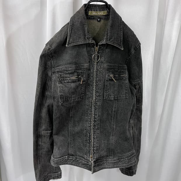miss alice y2k denim jacket