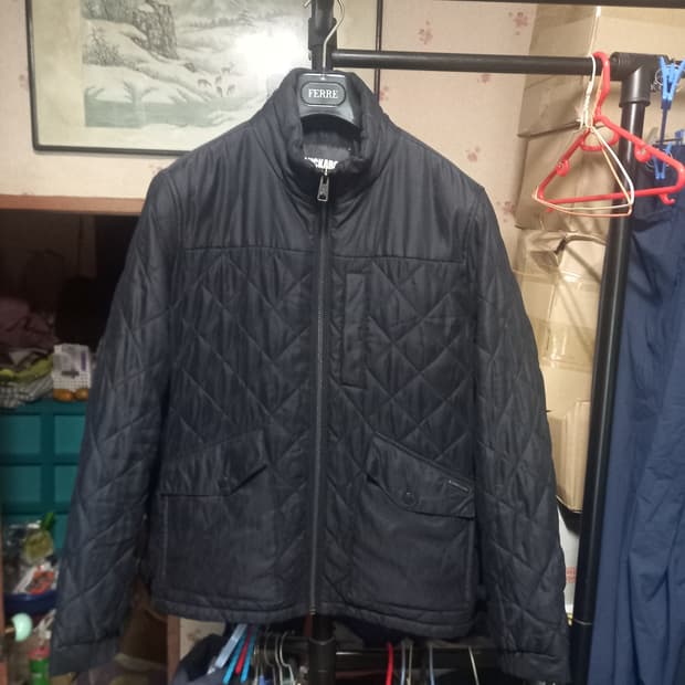 [버커루]퀄팅 점퍼 XL(105)사이즈 네이비