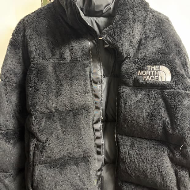 노스페이스 패딩 m 블랙