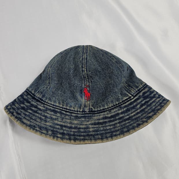 폴로데님버킷햇