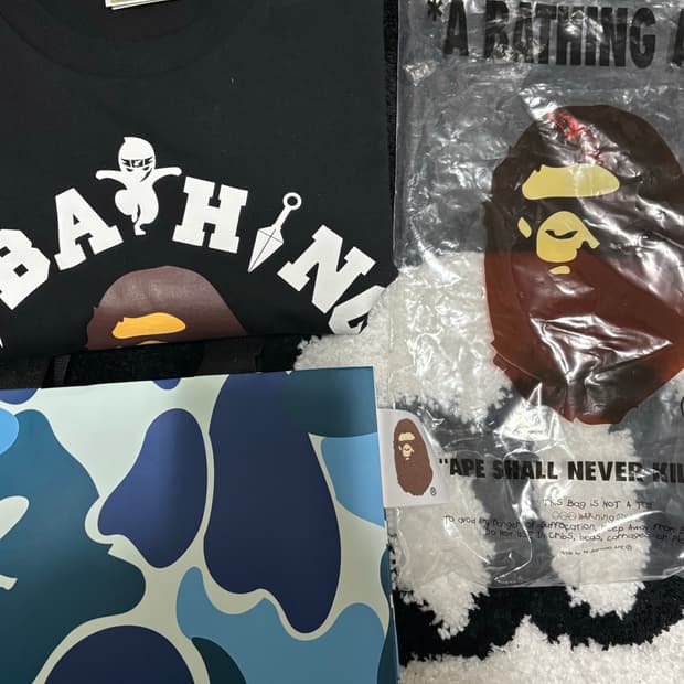 베이프 닌자 반팔티 L