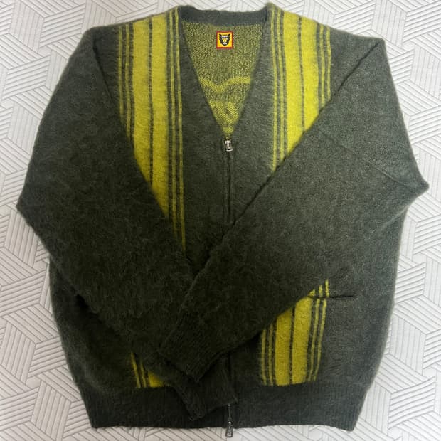 휴먼메이드 집업가디건 그린 L