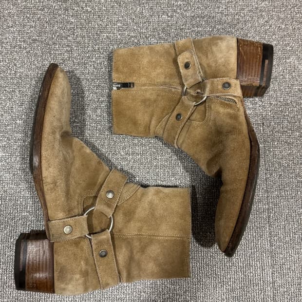 생 로랑 모터사이클 하네스 부츠 43