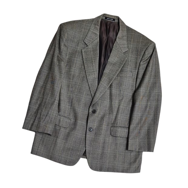 피에르가르뎅 체크 블레이져