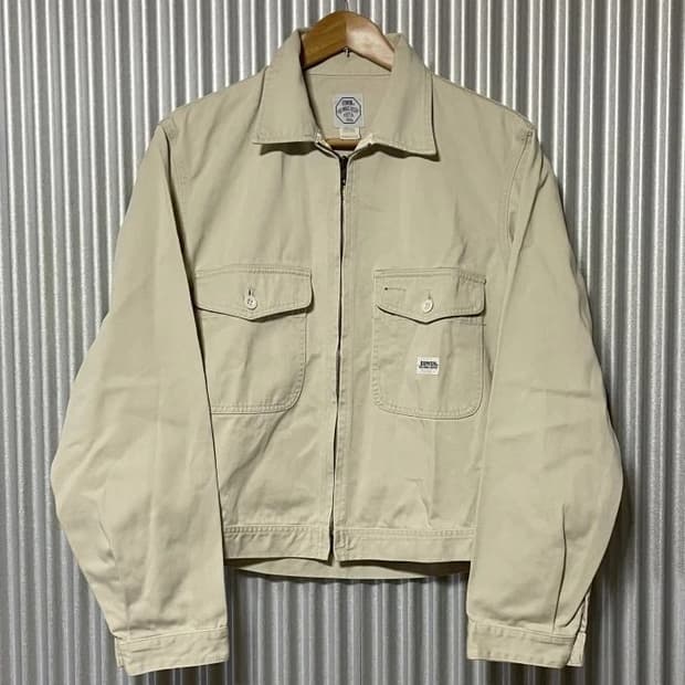 재패니즈 빈티지 90s 오버 웍스 팩토리 사틴 초어 자켓 M