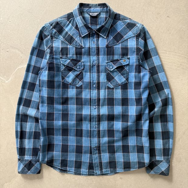Diesel Cotton Western Check Shirt