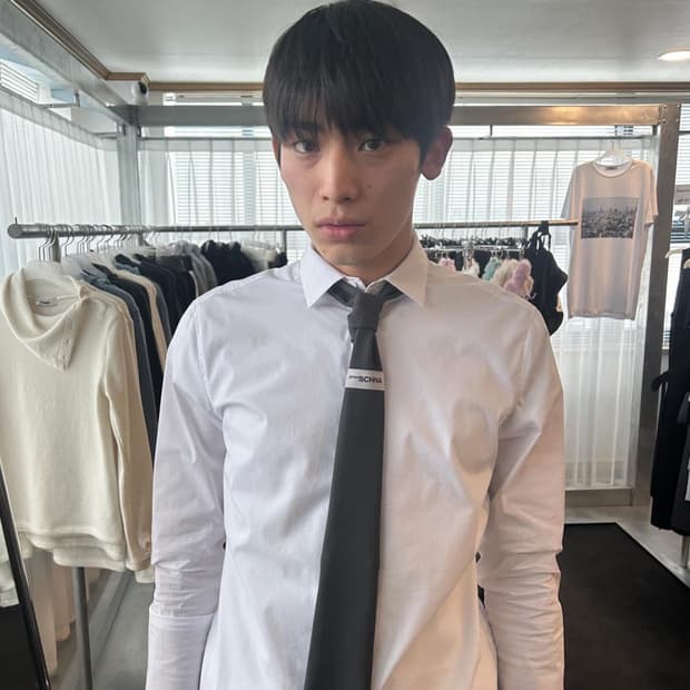 JICHOI SCHNA 001 넥타이 (GREY) 지초이