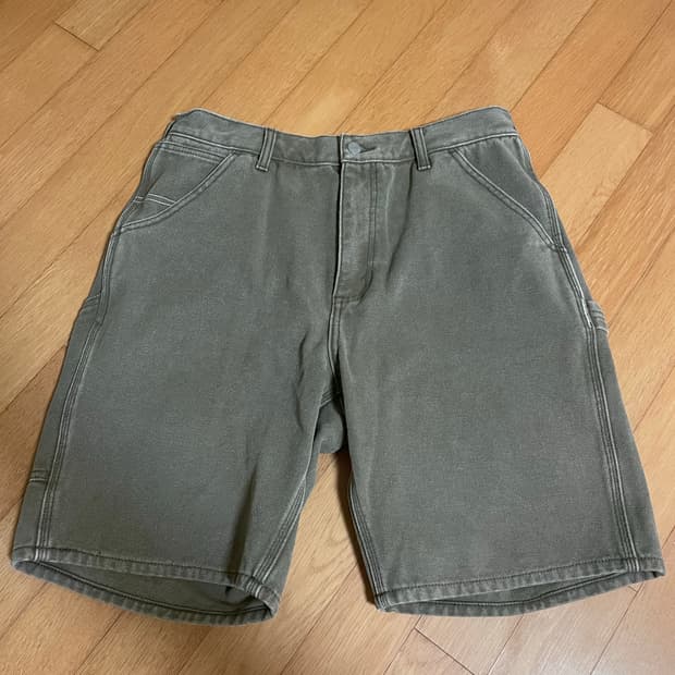 디스이즈네버댓 카펜터 쇼츠 올리브 m