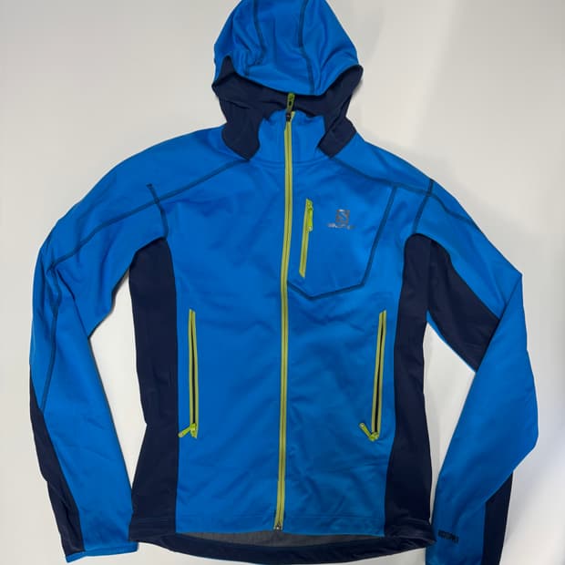 공용!! 살로몬 Salomon 올드스쿨 윈드스토퍼 후드 바람막이 S