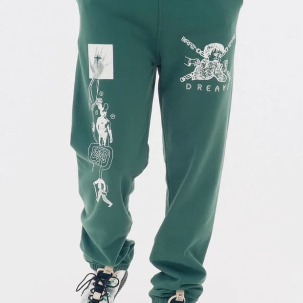 Brain Dead Dreams Sweatpant Green
