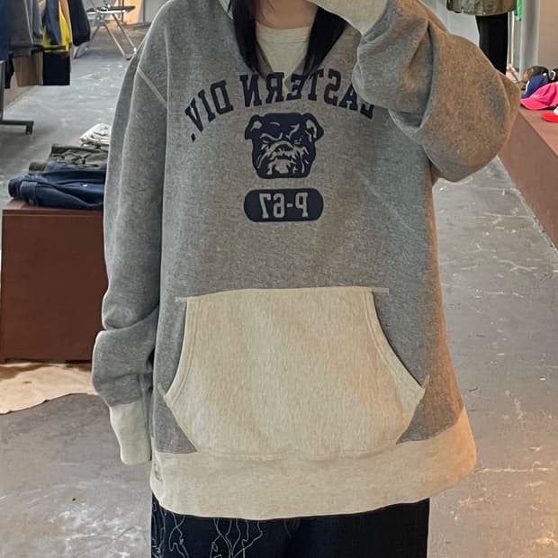 폴로 랄프로렌 불독 그레이 스웻셔츠 H2095