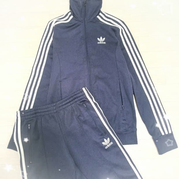 아디다스 파이어버드 네이비 져지 세트 90