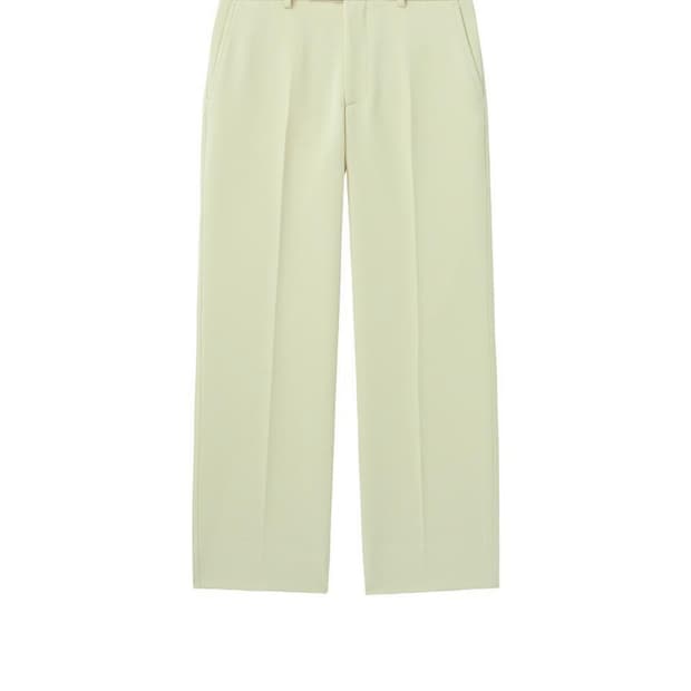 문선  Crape Boots Cut Slacks