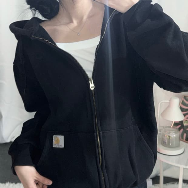 🐰칼하트 데일리 아방 도톰 후드집업 꾸안꾸♥️